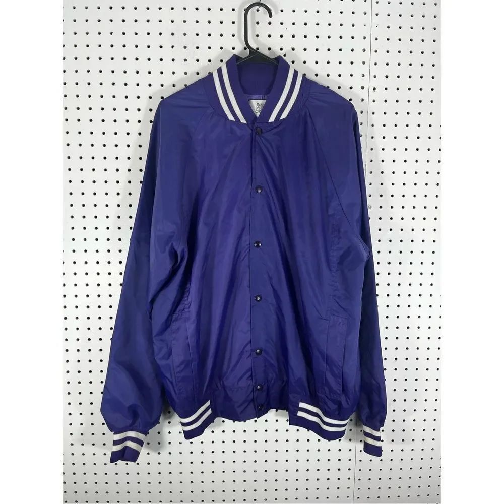 Vintage satin baseball jacket